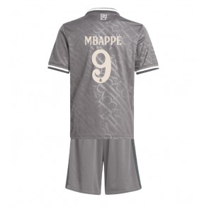 Real Madrid Kylian Mbappe #9 Dětské Alternativní dres komplet 2024-25 Krátký Rukáv (+ trenýrky)